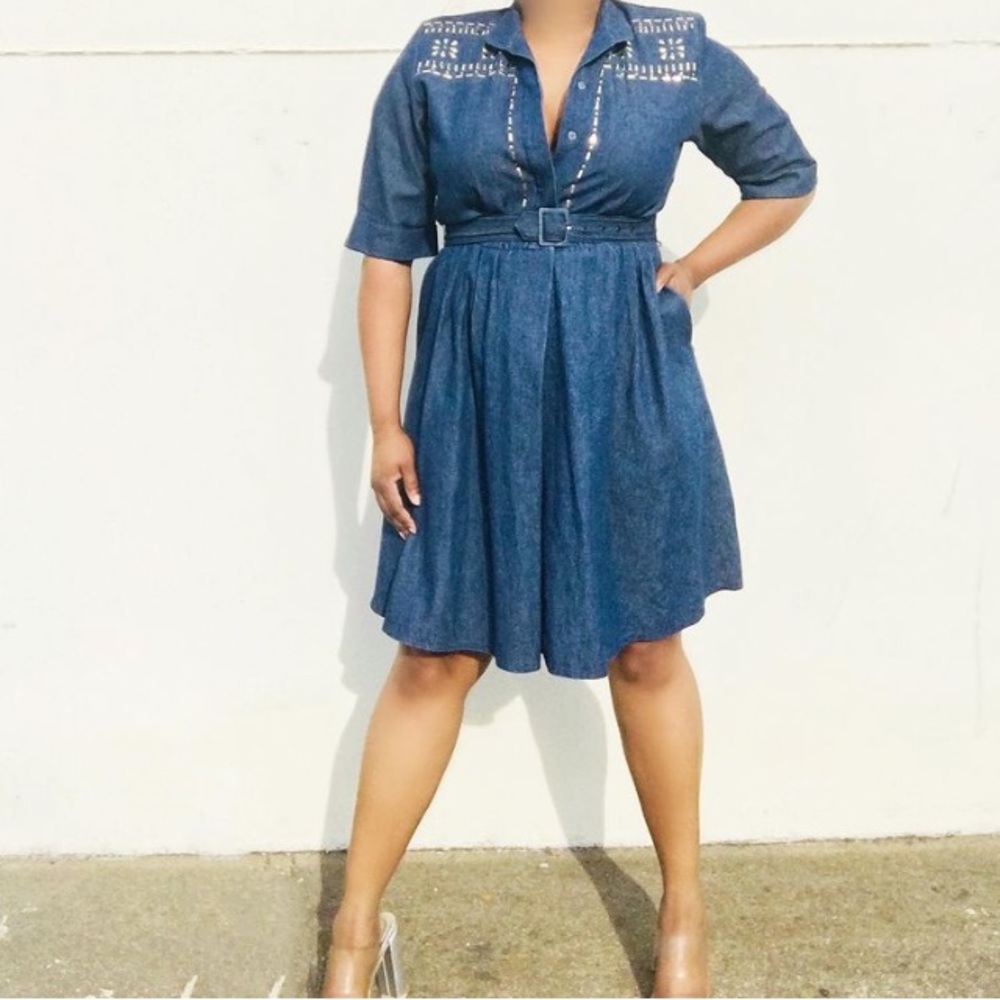 Vintage Jean Sz 14 dress